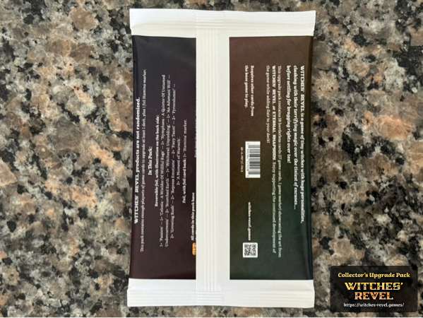 Photo: Back of Collector's Upgrade Pack