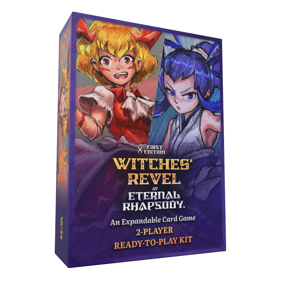 The box of Witches' Revel in Eternal Rhapsody - An Expandable Card Game - 2-Player Ready-To-Play Kit